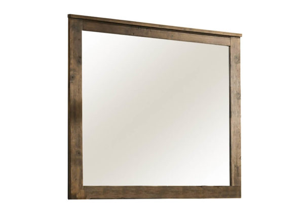 Rustic Brown Dresser Mirror