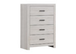 Whitewashed 4-Drawer Chest of Drawers