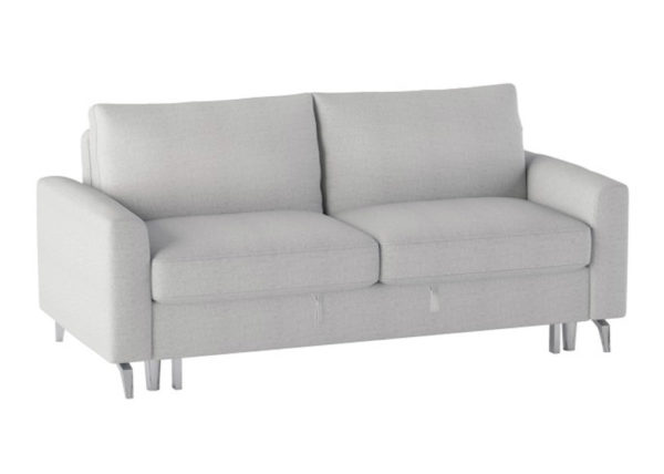 Gray Mid-Century-Inspired Sofa Bed