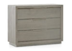 Mineral Gray three drawer night stand