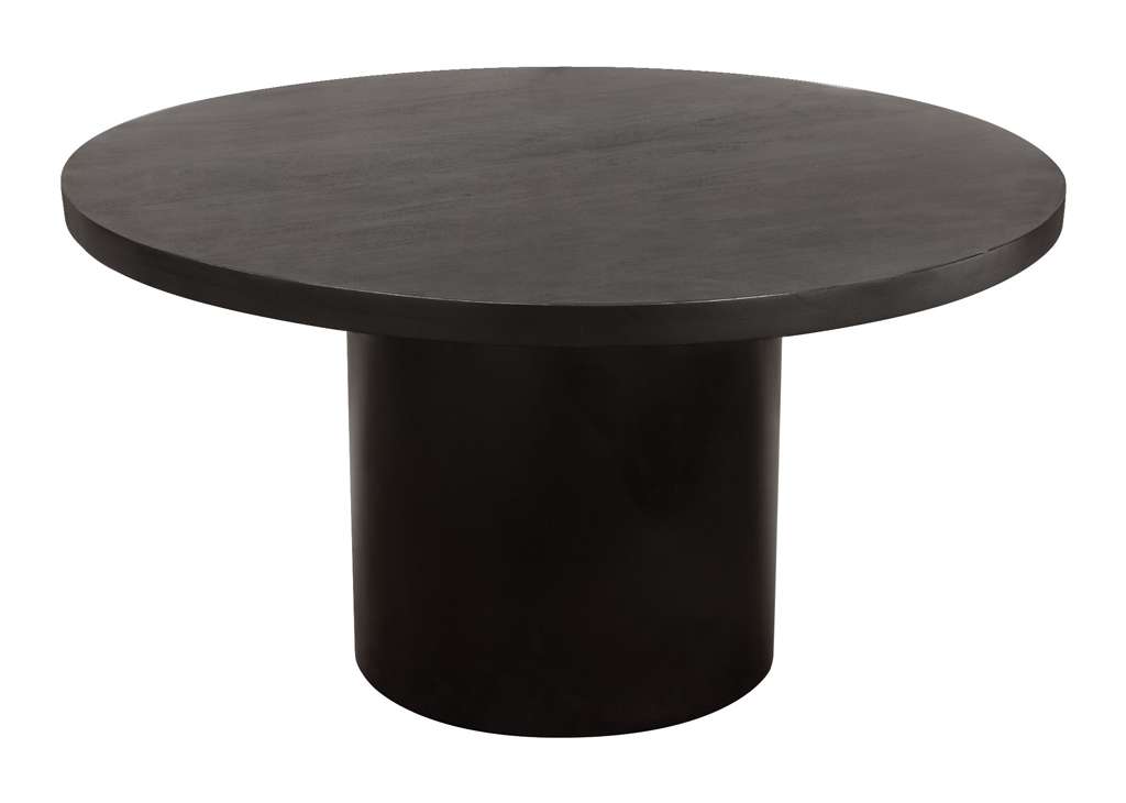 5 PC Contemporary Dining Set & Cream Velvet Chairs