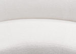 White Plush Sofa Up Close Swatch