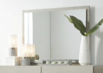 Whitewash Oak color Contemporary Mirror