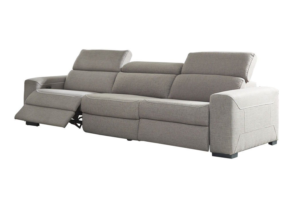 Power Reclining Sofa 3-PC Taupe