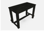 Rustic Black Height Table: Counter/Bar