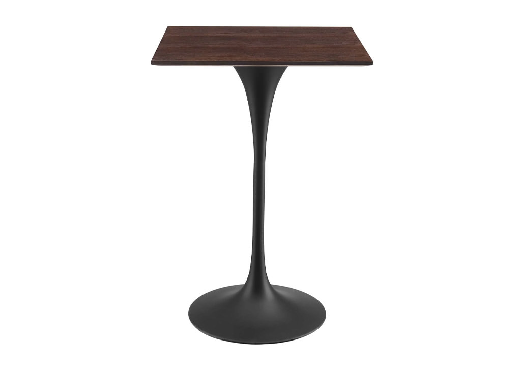 Mid-Century Modern Wood Bar Table