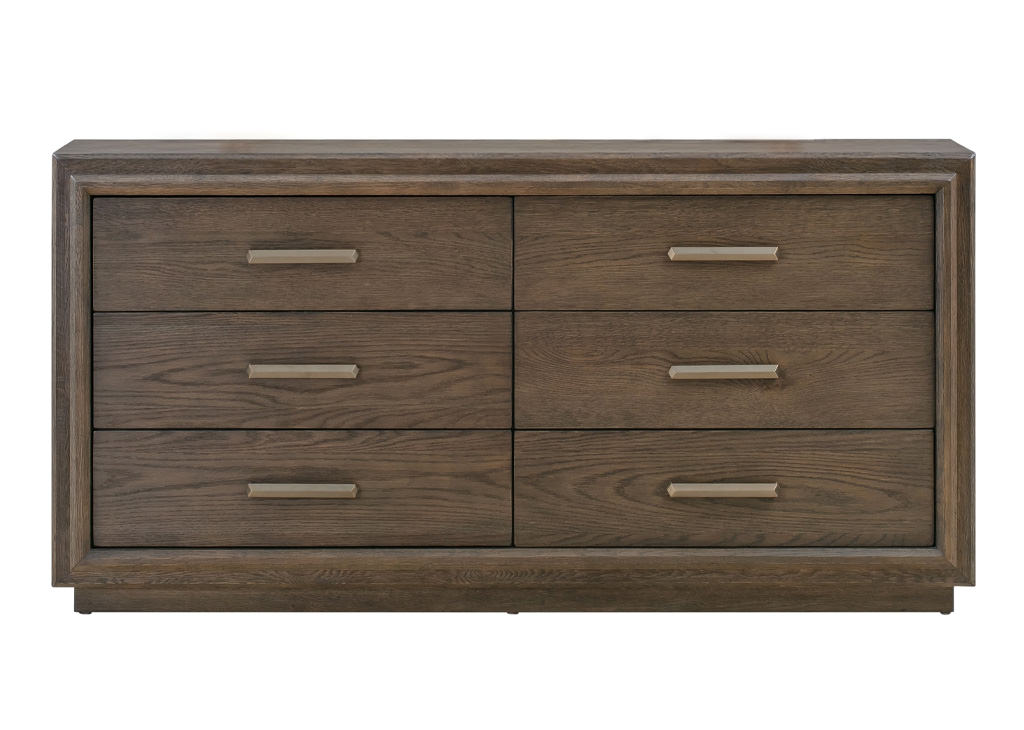 Brown Solid Oak Dresser