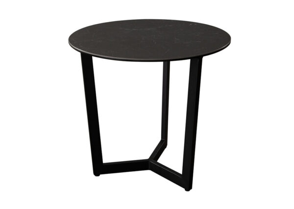 Round Ceramic End Table